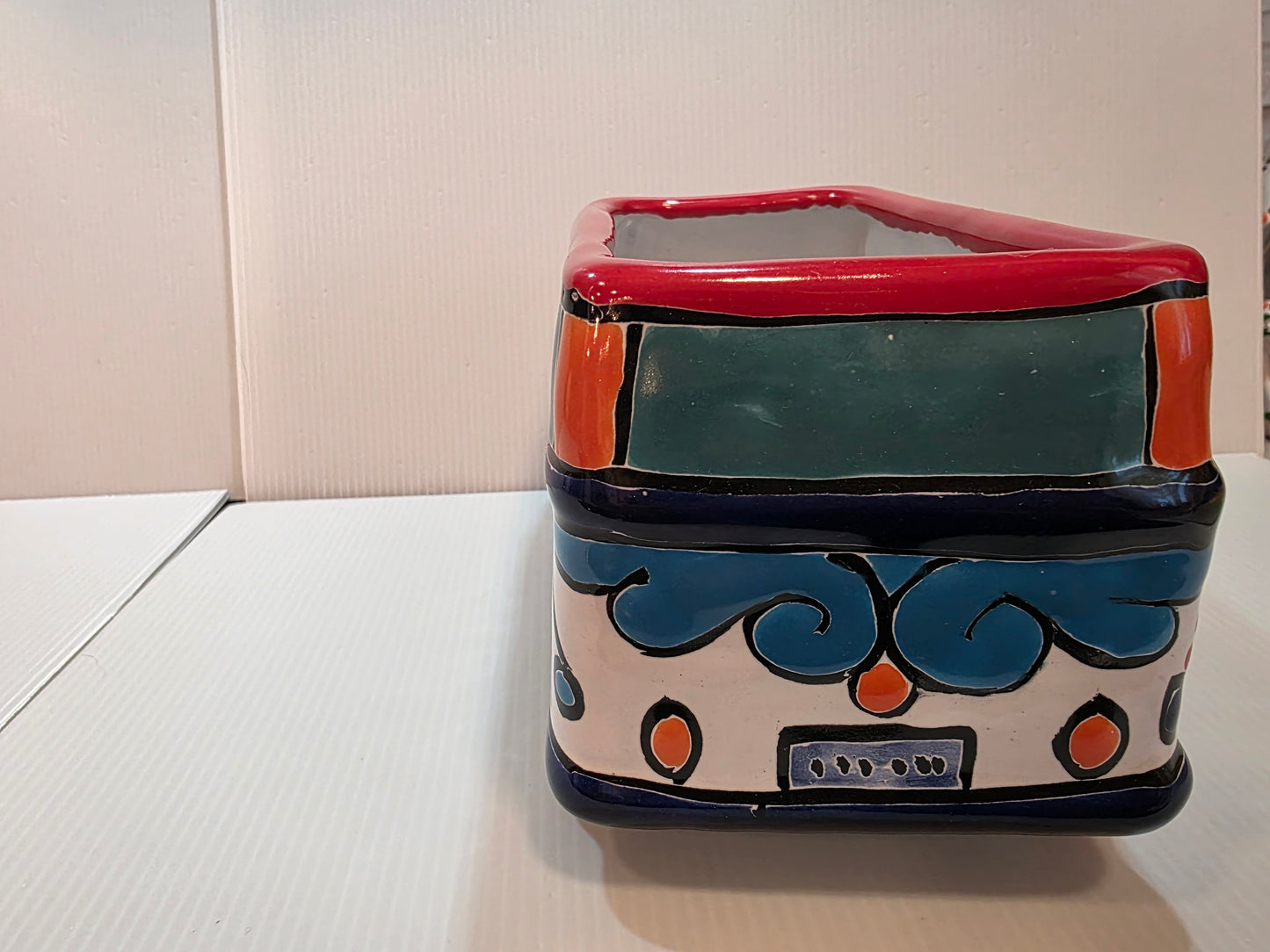 VW Van Planter – Multicolor Butterfly
