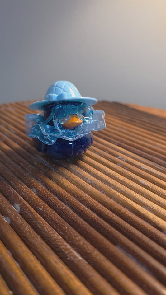 Stormy McQuack in Blue | Handmade Ceramic Figurine & Nautical Decor