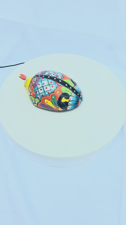 6" Ladybug – Hand‑Painted Talavera Style