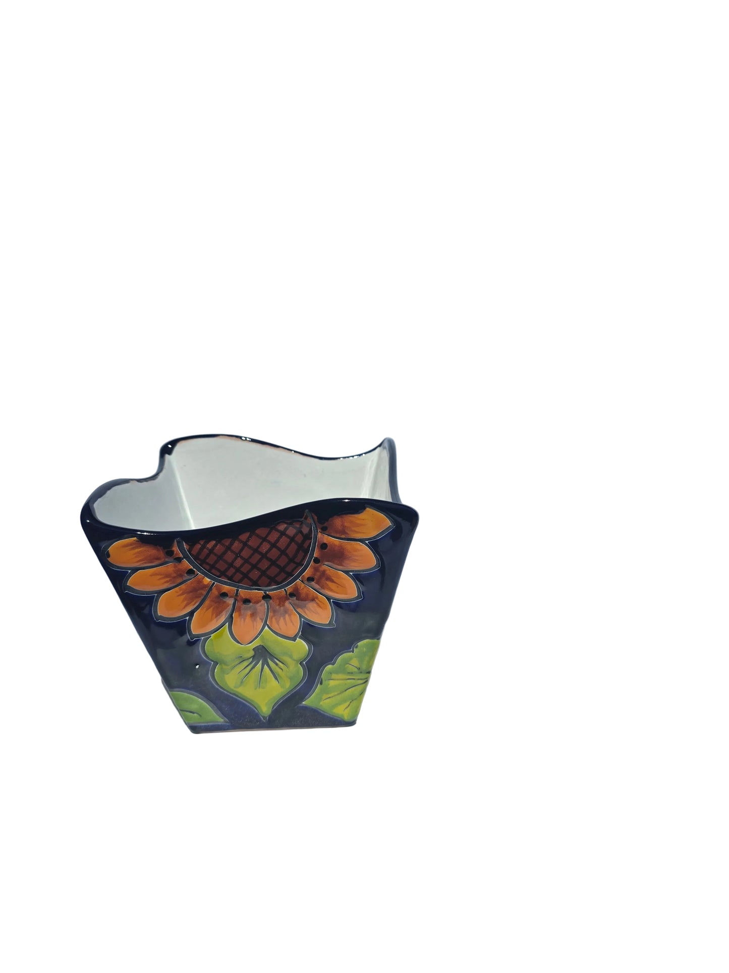 Prism Sunflower Pot-Hand Painted Talavera