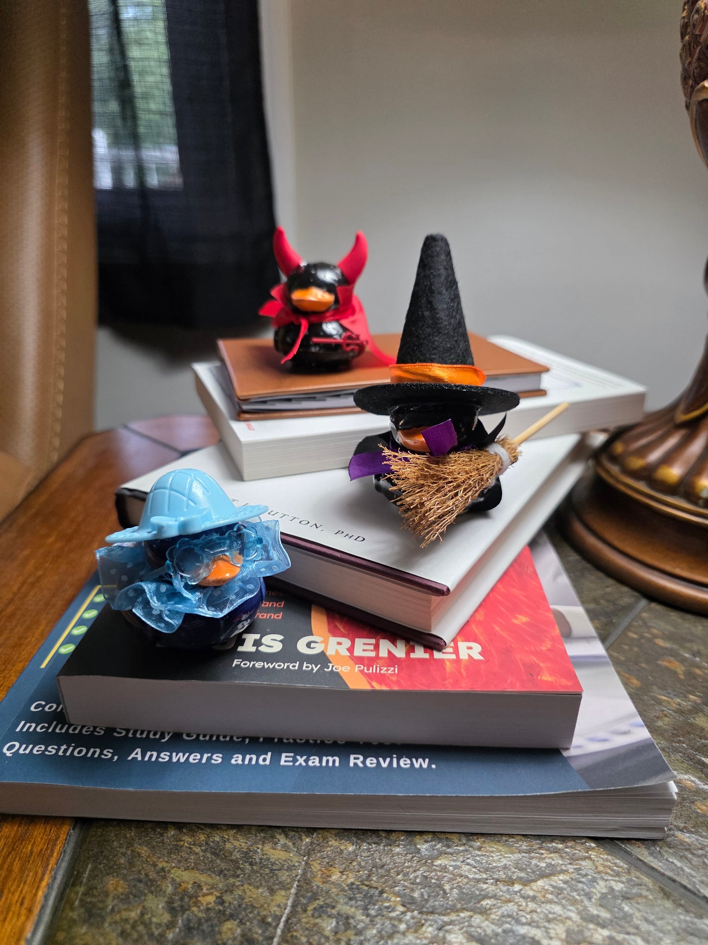 Salty Lucifer the Devil Duck | Handmade Ceramic Figurine & Whimsical Decor