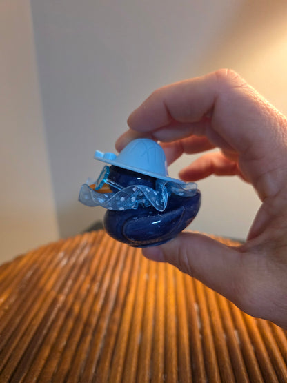 Stormy McQuack in Blue | Handmade Ceramic Figurine & Nautical Decor